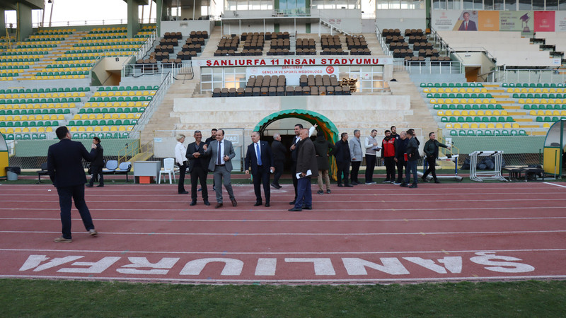 TFF'den Şanlıurfa'da Süper Kupa incelemesi