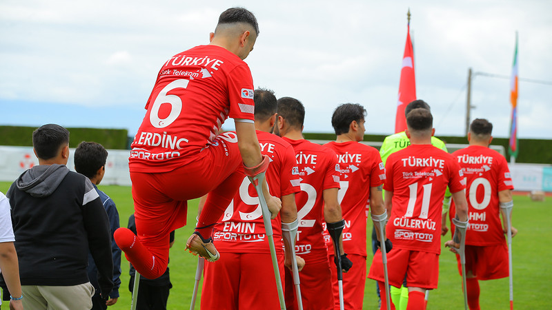 Türkiye Ampute Milli Futbol Takımı, İsrail'i 6-0 yendi