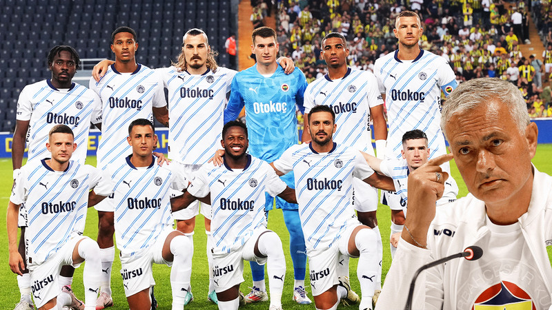 Jouse Mourinho'dan sürpriz kadro kararı! İşte Fenerbahçe'nin muhtemel 11'i