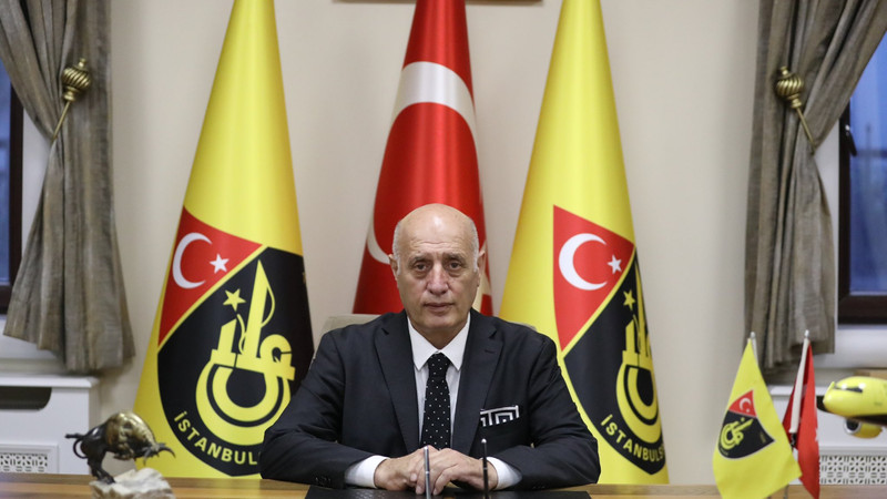 İstanbulspor Başkanı Ecmel Sarıalioğlu, TFF Başkanı İbrahim Hacıosmanoğlu'nu ziyaret etti