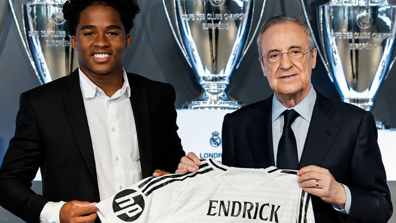 Endrick, Real Madrid'te 16 numaralı formayı giyecek