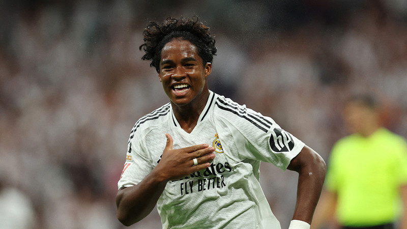 Real Madrid'le ilk golünü atan Endrick, La Liga tarihine geçti