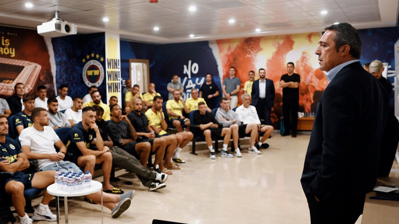 Ali Koç'tan derbi öncesi takıma destek