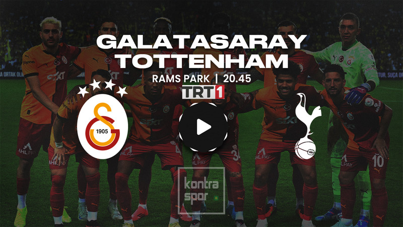 Galatasaray Tottenham maçı canlı şifresiz | GS maçı saat kaçta? Hangi kanalda? TRT 1 canlı verecek mi?