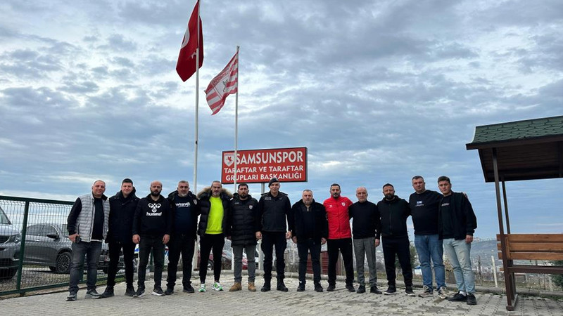 Samsunspor'da Trabzonspor hazırlığı! Taraftar ve polis bir araya geldi