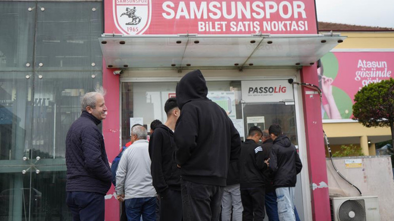 Samsunspor'da Sivasspor maçı için ilk gün 23 bin bilet satıldı
