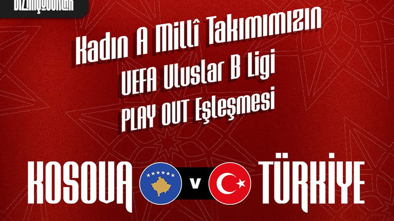 A Milli Kadın Futbol Takımı, Kosova ile eşleşti