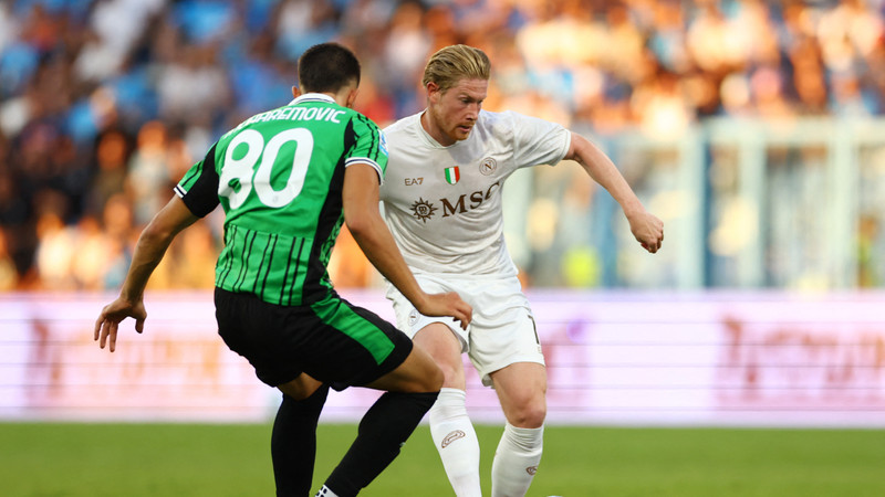 Kevin De Bruyne, Napoli'den ilk golünü attı