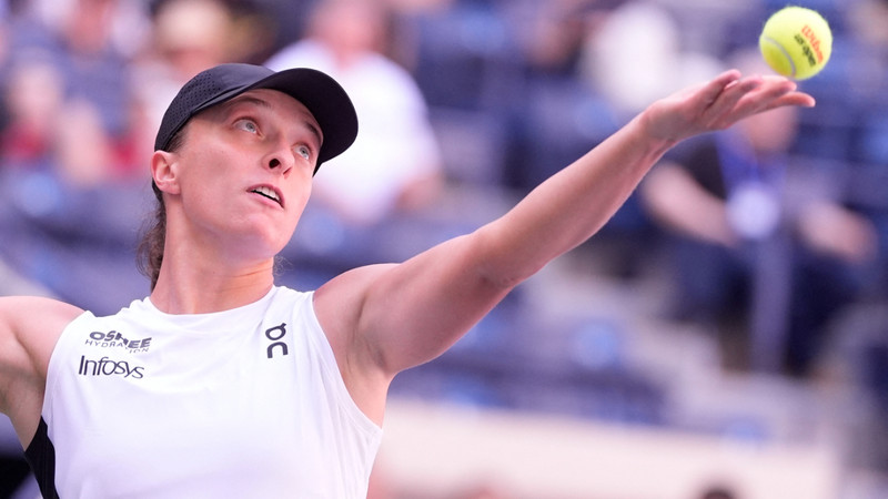 ABD Açık'ta Swiatek, Monica Seles'in rekorunu kırdı