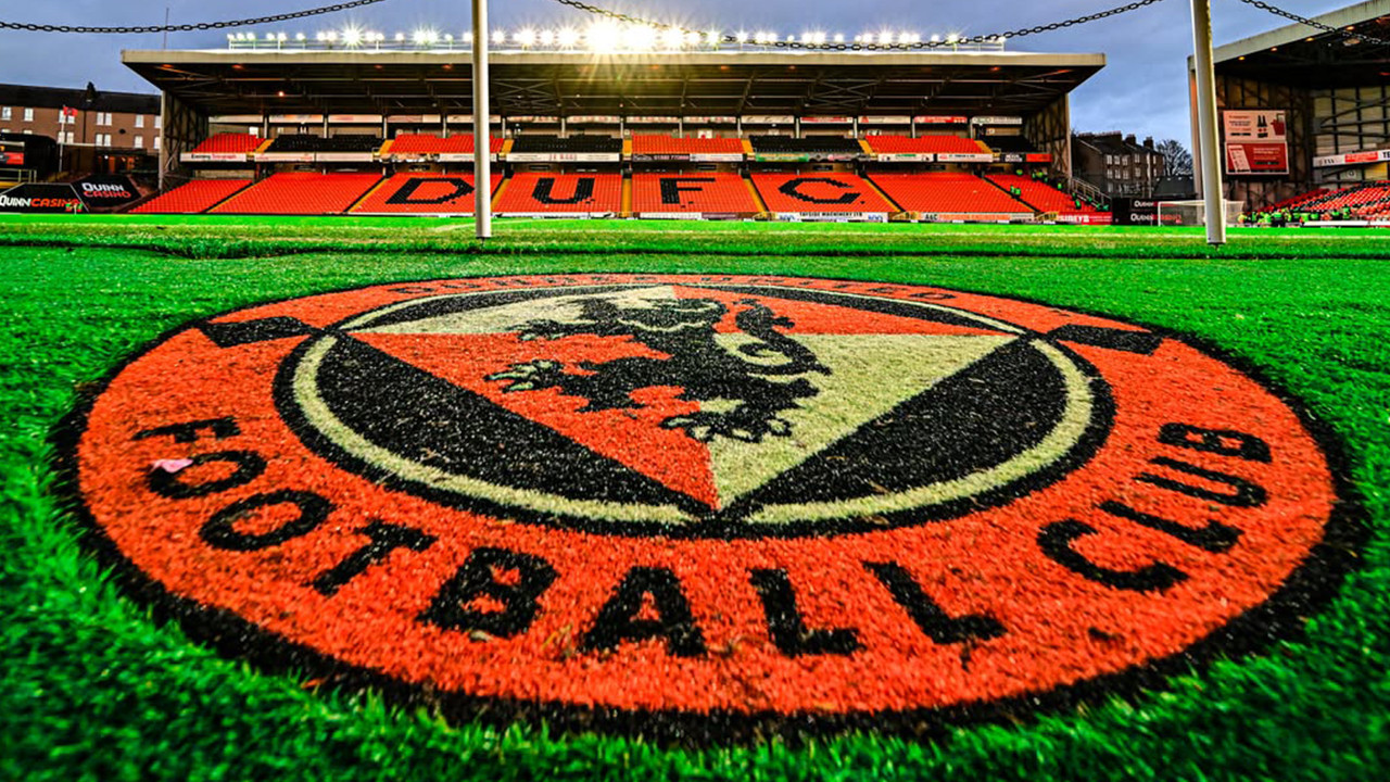 Dundee United'ın stadı Tannadice Park'tan bir fotoğraf.