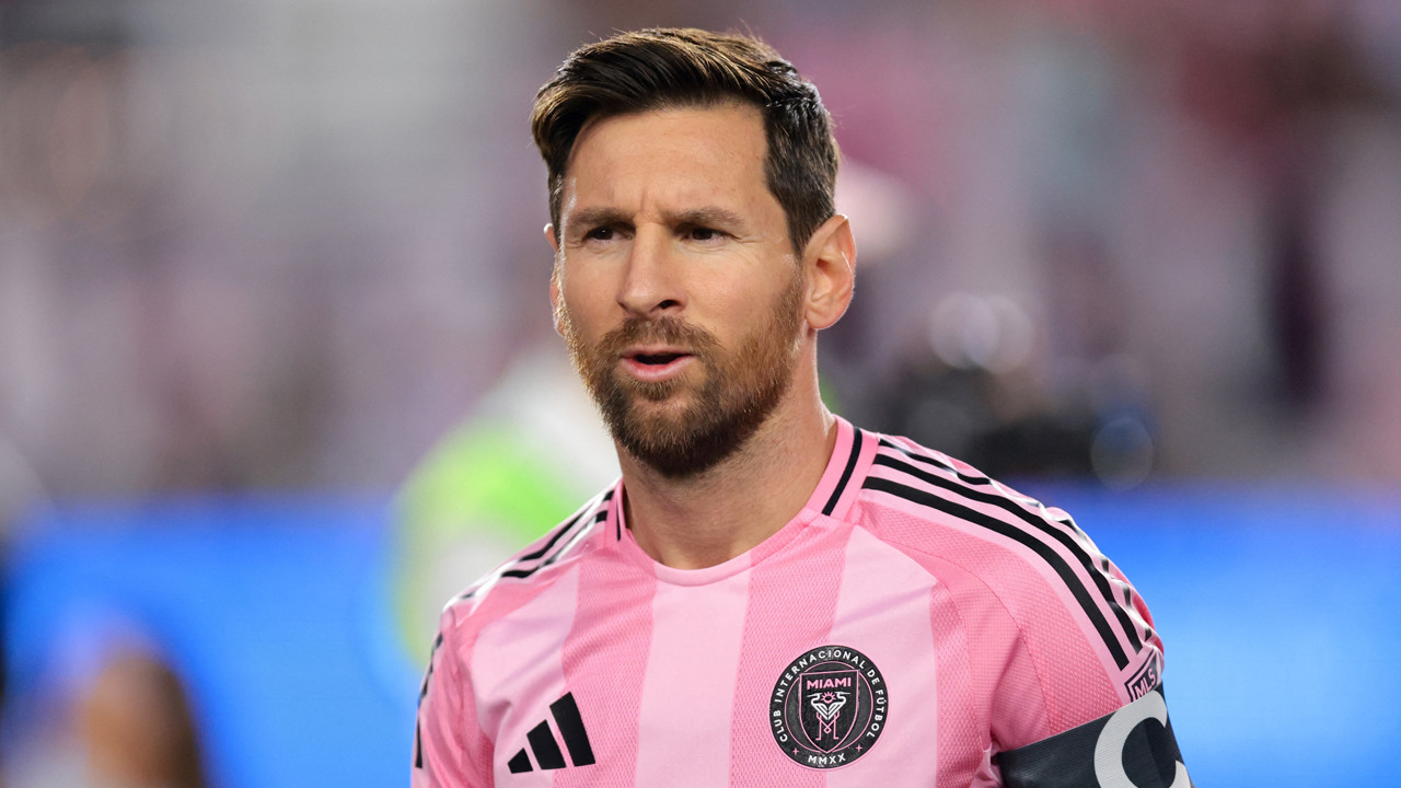 Lionel Messi Inter Miami formasıyla.